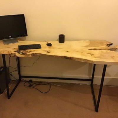 natural wood desk elm table
